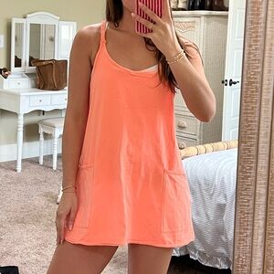 Bright Coral Athletic Dress